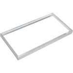 2x4 FT Universal Surface Mount Frame for LED Panel Lights, LED Drop Ceiling Lights Fixture, LED Flat Panel Troffer Fixture, Indoor Residential Commercial Industrial Office, Kitchen, Shop UL DLC Listed