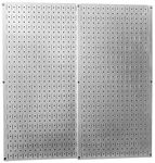 Wall Control 30-P-3232GV Galvanized Steel Pegboard Pack