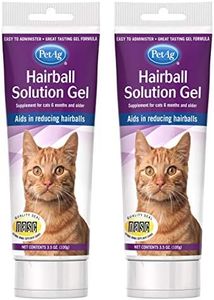 Pet-Ag Hairball Solution Gel Supplement for Cats - 3.5 oz, Pack of 2 - Helps Prevent and Reduce Hairballs in Cats 6 Months and Older