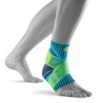 BAUERFEIND, 1 Unisex Ankle Support for Sports, Right Ankle Brace, For Ball Sports, Physical Activities, Stabilization, With Level Strap System, Size: M, Rivera, 11419401260612