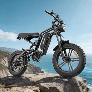 Hidoes Electric Bicycle E Bike for Adults 20x4’‘ Tyre 7 Speed Transmission
