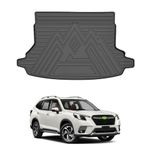 Cacartist Cargo Liner Custom Fit for Subaru Forester 2019 2020 2021 2022 2023 2024 Accessories All Weather Waterproof Trunk Mat TPE 3D Rear Trunk Tray