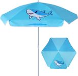 AMMSUN 5ft Seaside Umbrella for San