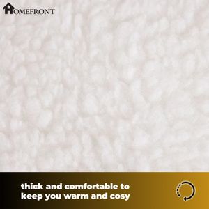 Homefront Single Electric Blanket – Soft Heated Bed Cover
