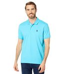 U.S. Polo Assn. Solid Interlock Polo Scuba Blue SM