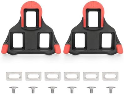 ATWEINA SPD-SL Bike Cleat Set 0-Degree Float Type SM-SH10 | Compatible With SHIMANO SPD-SL Pedal System for SPD-SL Pedals ;Made of Aluminum and Composite Material