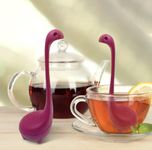 Baby Bronto Tea Infuser - Unicorn Tea Strainer for Loose Leaf Tea - Silicone Tea Steeper with Strainer and Handle (Red)