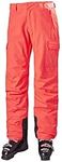 Helly-Hansen Women's Switch Cargo Insulated Pant, 247 Neon Coral, Small