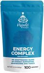 HYBRID HERBS - Energy Complex | Adaptogen Blend of Ashwagandha, Cordyceps, Siberian Ginseng, Schizandra, Astragalus, He Shou Wu, Goji Berry, Rehmannia, Rhodiola, Gynostemma | 100 Servings (100g)