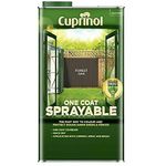 Cuprinol One Coat Sprayable Fence Treatment Forest Oak 5 Litre