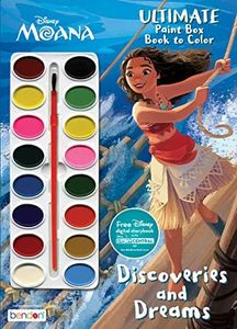 Dfa Moana Ultimate Paint Box Book to Color