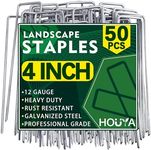 HOUYA 50 Pack Landscape Staples 4 I