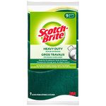 Scotch-Brite Scrub Sponge, 9 Pack, Heavy Duty, Sponges for Dishes ,Garage,Outdoor, Kitchen