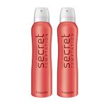 Secret Temptations Passion Deodorant Combo for Women, Pack of 2 (150ml each)| Long-lasting Deo|Body Spray For Women