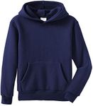 Spring&Gege Boys' Fleece Hoodie, Children's Long Sleeve Pullover, Sweatshirts, Cotton Hoodie (3-12 Years), Navy, 3-4 Years