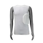 KOOKABURRA Unisex Youth Guard 500 Chest Protector, White, Small Adult EU