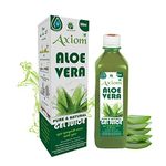 Axiom Aloevera Juice 500ml | Healthy Skin | Natural WHO GMP Certified | No Added Sugar