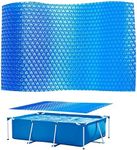 Uv Protection Swimming Pool Cover,300x200cm Swimming Pool Solar Cover Foldable Dustproof Anti Uv Pool Heat Preservation Film Pool Heat Insulation Film