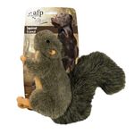 ALL FOR PAWS Pet Squirrel Plush Dog Toys With Squeaker, Small Size (Squirrel)