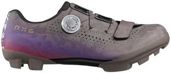 SHIMANO SH-RX600W Women’s Versatile, Performance Gravel Cycling Shoe, Gray/Purple, 12.5