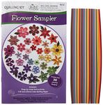 Quilled Creations Q40-16 Quilling Strips Flower Sample Kit