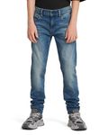 G-Star RAW Boys' Kids 3301 Slim Jeans, Blau (Faded Cascade D24923-01-C606), 14 Years