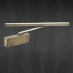 Dorset Door Closer for Home | Pelmet Door Closer with Holding Function | Door Closer for Wooden Doors - 5,00,000 Cycle Tested- Ideal for Door Weight Upto 80kg, Antique- DC80 Ext. (WP) PT