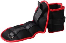 JFIT Ankle Weight Pair 2.5 LBS, Set of 2 with Adjustable Velcro Straps - Breathable, Moisture Absorbent Weight Straps for Men and Women - Comfortable Ankle, Wrist Weights