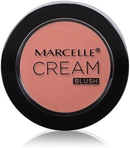 Marcelle Cream Blush, Sparkling Coral, Lightweight Creamy Texture, Natural Radiant Finish, Hypoallergenic, Fragrance-Free, Cruelty-Free, Paraben-Free, Vegan, 4.4 g
