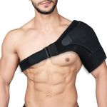Wonder Care Rotator cuff brace for shoulder pain relief Neoprene Shoulder support brace for men and women for dislocated,frozen,mouse shoulder (Universal size: 26"-36")
