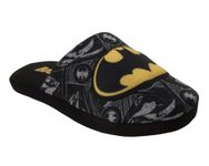 William Lamb Mens / Older Boys Batman Slippers Size 712 UK (10, Black, numeric_10)