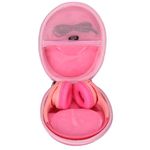 Aproca Pink Hard Storage Case, for Belkin SoundForm Mini - Wireless Bluetooth Headphones