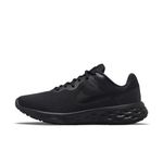 NIKE Women's W Nike Revolution 6 Nn Running Shoe, Black Black Dk Smoke Grey, 4 UK