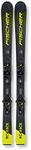 Fischer Junior/Kids RC4 Race SLR Alpine Piste Skis with FJ4 AC SLR Bindings 70 Black/Yellow