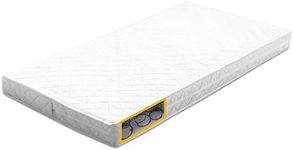 KUB® Comfort Spring Baby Cot Firm Mattress 140 x 70cm | Foam Free | Eco Breathable Fibre | Hypoallergenic | Waterproof