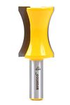 Yonico 13132 1-1/2-Inch Radius Convex Convex Edge Router Bit 1/2-Inch Shank