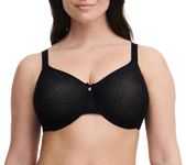 Chantelle Women's C Magnifique Seamless Unlined Minimizer,Black,34E (34DD)