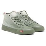 Diesel Men's S-Athos Mid Sneakers, Lily Pad Green White Asparagus, 9.5 UK