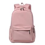 School Backpack for Girls, Boys, and Adults - Kids School Backpack, Lightweight School Bag - Lightweight and Casual Daypack, Ideal for College, Travel, Business, and Daily Use (Pink)