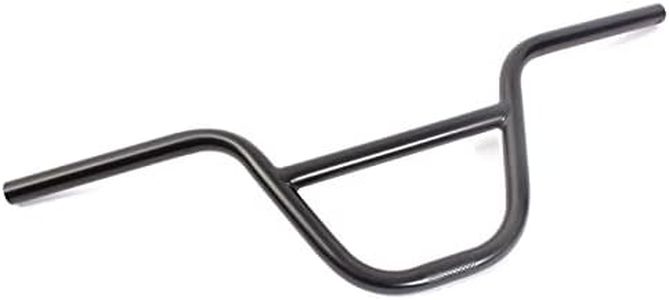 KHE Guidon BMX 7,25" Noir Serrage strié Largeur 650 mm Pour 16" et 18"