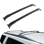 Roof Rack Cross Bars Compatible with 2015-2020 Chevy Tahoe Suburban Escalade GMC Yukon Luggage Cargo Ladder Crossbars Bike Load Roof Cross Rail Replacement for Part 23256564