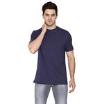 Woodwose Organic Clothing Men's Bamboo T-Shirt (BAMTSNA02-L_Navy_L)