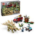 LEGO Jurassic World Dinosaur Missions: Stegosaurus Discovery Toy Set for 6 Plus Year Old Boys and Girls, with a Dino Figure, Birthday Gift for Kids and Fans of Ben and Sammy 76965