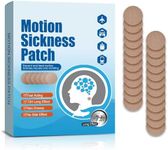 20PCS Motion Sickness Patches, Anti Nausea Sea Sickness Patch for Cruise, No Side Effects for Car and Boat Rides, Ships, Cruise and Airplane & Other Forms of Transport - for Adults and Kids (20PCS)