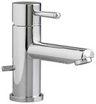 American Standard 2064101.002 Serin Monoblock Faucet with 3/8-Inch Compression Connectors and Metal Pop Up Drain, Polished Chrome