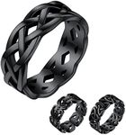 Bestyle Black 7mm Celtic Trinity Ba