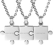 JewelryWe 3PCS BFF Necklace,Delicat