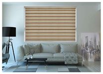 ZEBRA BLINDS Polyresin Curtain Blinds, 170 X 130 cm, Ivory, Pack of 1