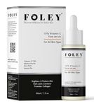 FOLEY® 10% Vitamin C + E Face Serum |Alpha Arbutin | Ferulic Acid | Water Based Serum | Suitable All Skin | For Men and Women | 30 ml