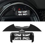 FIEMACH Mobile Phone Holder for Mini Cooper S JCW One F54 F55 F56 F57 F60, Horizontal Placeable, Mini F Series Mobile Phone Holder Version